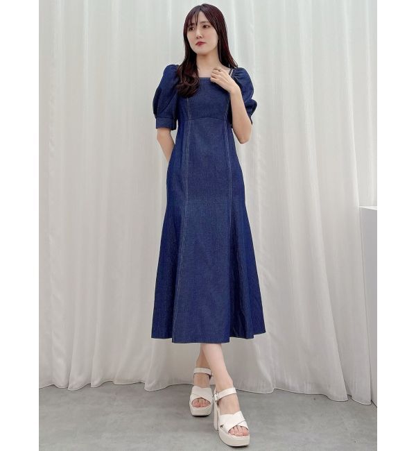MERCURYDUO「デニムマーメイドマルチWAYワンピース」|ワンピース|
