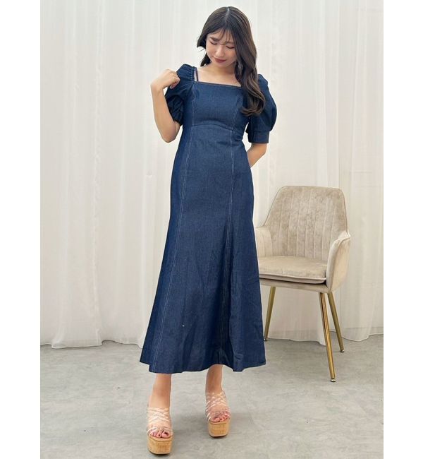 MERCURYDUO「デニムマーメイドマルチWAYワンピース」|ワンピース|