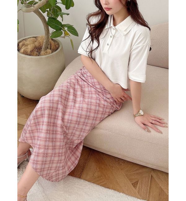 MERCURYDUO「ダブルカラーポロシャツ」|ポロシャツ|