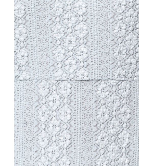 MERCURYDUO「カットレースブロッキングマーメイドワンピース」|ワンピース|