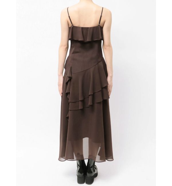 MERCURYDUO「ラッフルティアードキャミワンピース」|ワンピース|