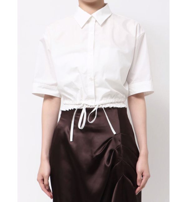 MERCURYDUO「ドロストヘムベアセットシャツ」|シャツ・ブラウス|