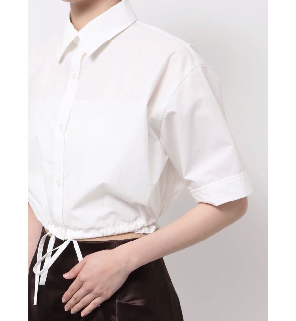 MERCURYDUO「ドロストヘムベアセットシャツ」|シャツ・ブラウス|