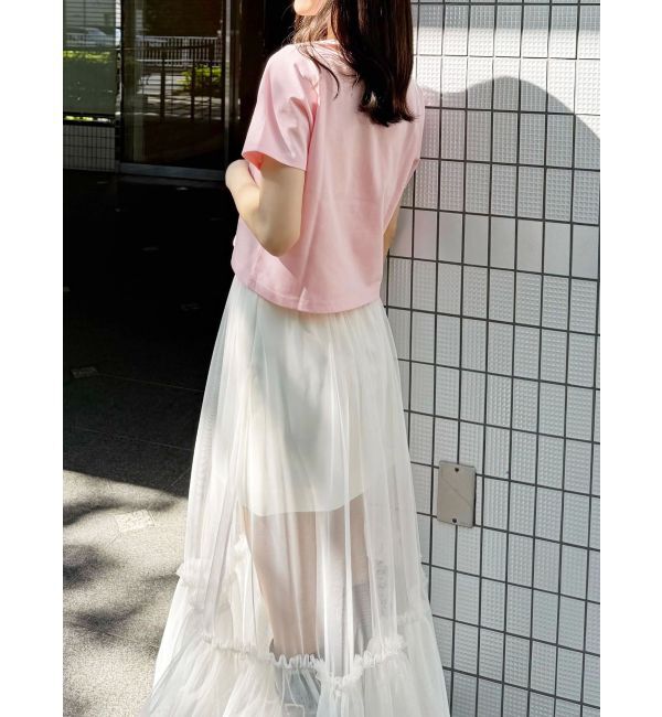 MERCURYDUO「チュールティアードスカート」|スカート|