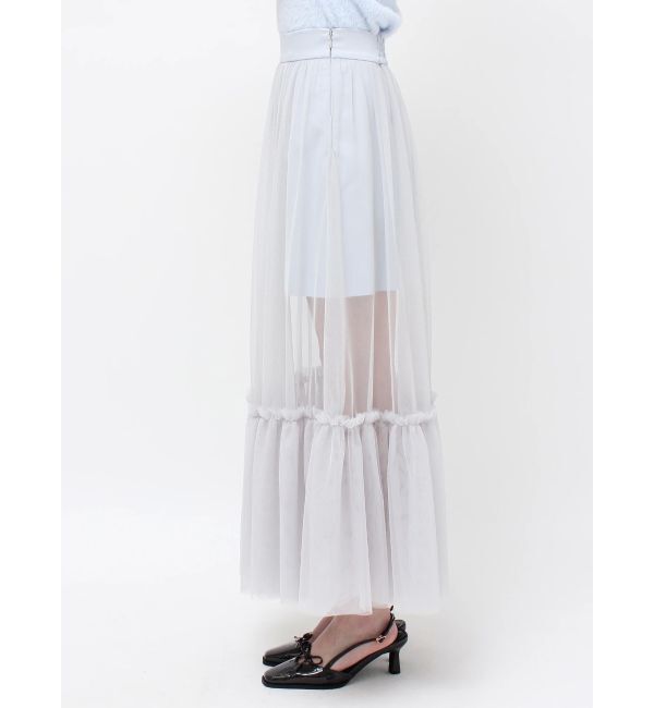 MERCURYDUO「チュールティアードスカート」|スカート|