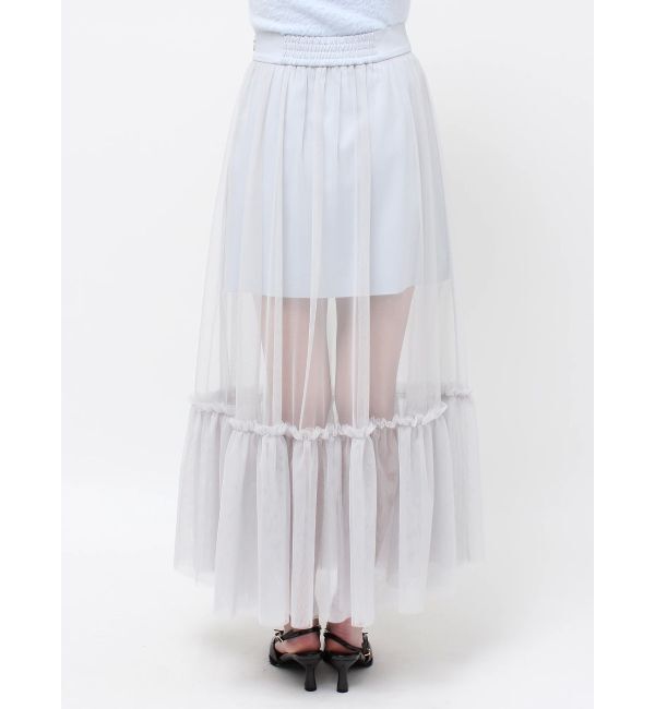 MERCURYDUO「チュールティアードスカート」|スカート|