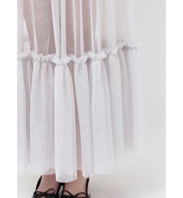 MERCURYDUO「チュールティアードスカート」|スカート|