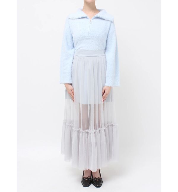 MERCURYDUO「チュールティアードスカート」|スカート|