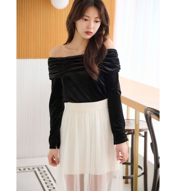 MERCURYDUO「チュールティアードスカート」|スカート|