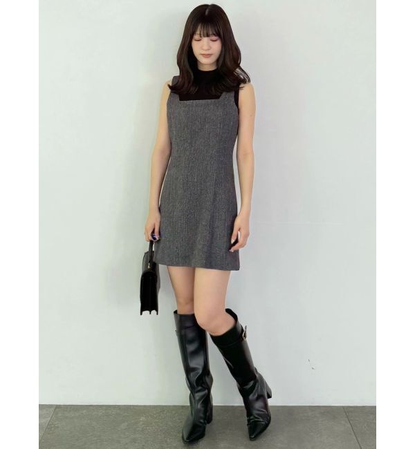 MERCURYDUO「ヘリンボーンタイトミニジャンスカ」|ワンピース|