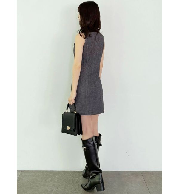 MERCURYDUO「ヘリンボーンタイトミニジャンスカ」|ワンピース|