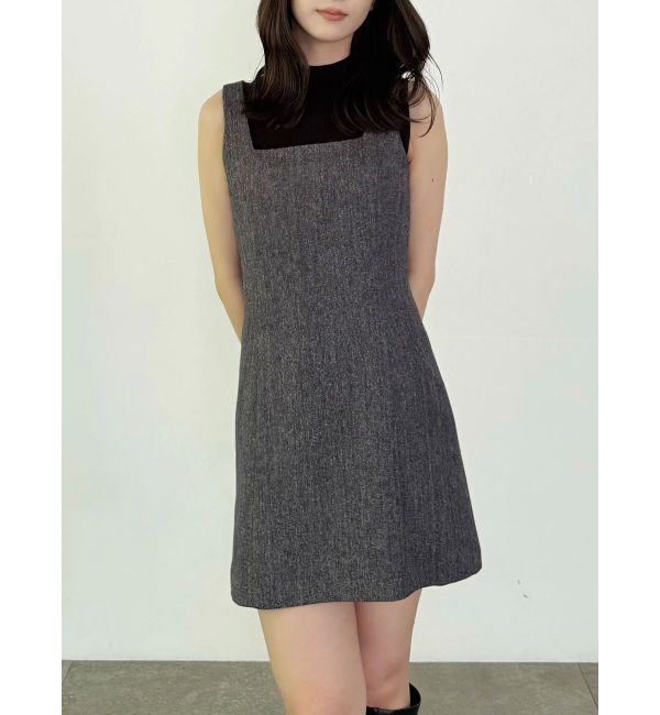 MERCURYDUO「ヘリンボーンタイトミニジャンスカ」|ワンピース|