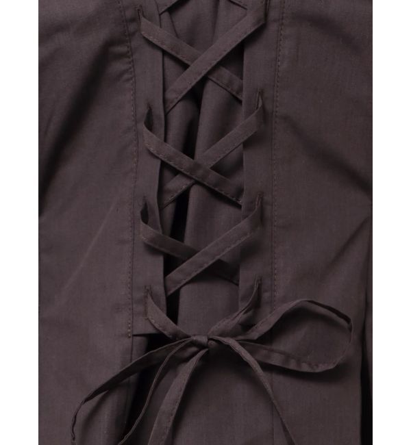 MERCURYDUO「前後2WAYレースアップコルセットブラウス」|シャツ・ブラウス|