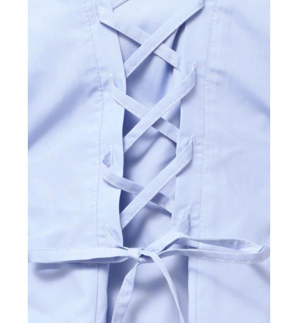 MERCURYDUO「前後2WAYレースアップコルセットブラウス」|シャツ・ブラウス|