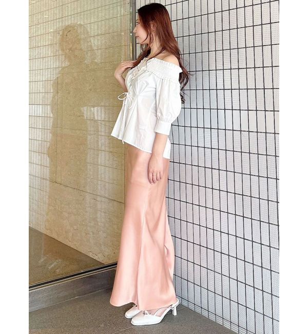 MERCURYDUO「前後2WAYレースアップコルセットブラウス」|シャツ・ブラウス|