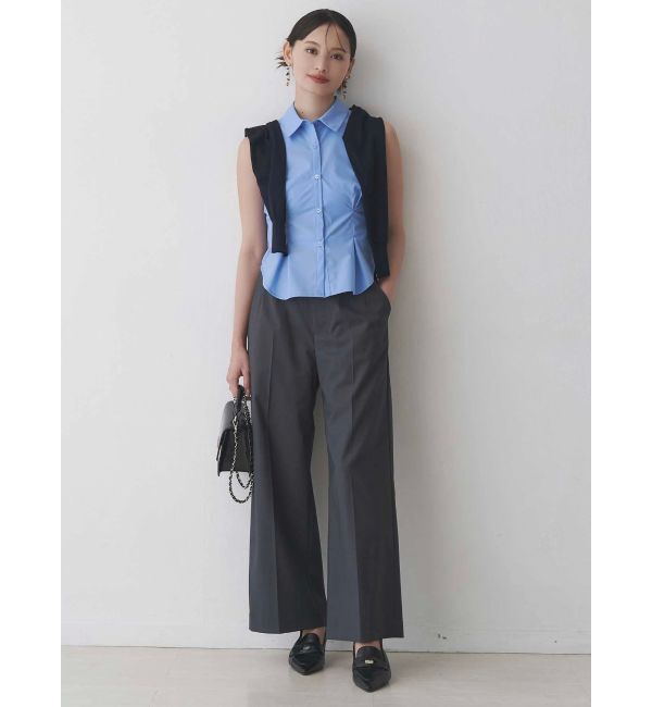 MERCURYDUO「カーデセットノースリシャツ」|シャツ・ブラウス|