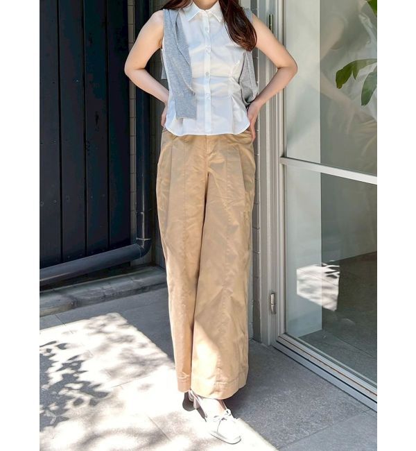 MERCURYDUO「カーデセットノースリシャツ」|シャツ・ブラウス|