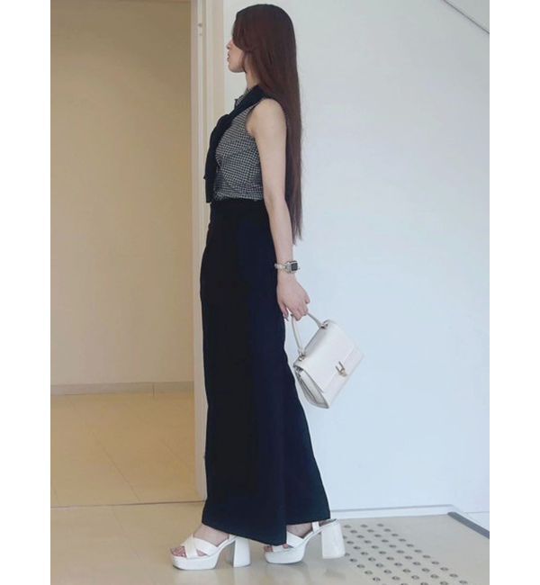 MERCURYDUO「カーデセットノースリシャツ」|シャツ・ブラウス|