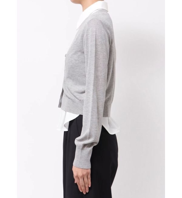 MERCURYDUO「カーデセットノースリシャツ」|シャツ・ブラウス|