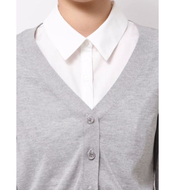 MERCURYDUO「カーデセットノースリシャツ」|シャツ・ブラウス|