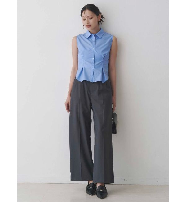 MERCURYDUO「カーデセットノースリシャツ」|シャツ・ブラウス|