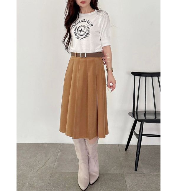 MERCURYDUO「カレッジロゴプリントニット」|ニット・セーター|