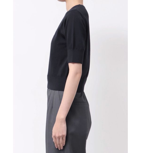 MERCURYDUO「カレッジロゴプリントニット」|ニット・セーター|