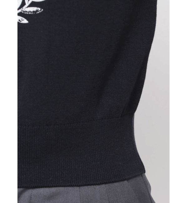 MERCURYDUO「カレッジロゴプリントニット」|ニット・セーター|