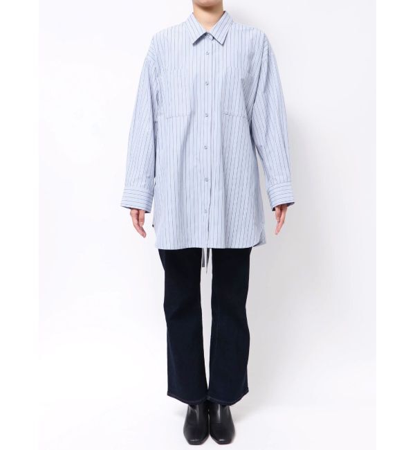 MERCURYDUO「ワンポイント エンブロイダリーボーイフレンドシャツ」|シャツ・ブラウス|