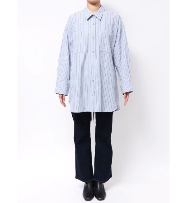 MERCURYDUO「ワンポイント エンブロイダリーボーイフレンドシャツ」|シャツ・ブラウス|