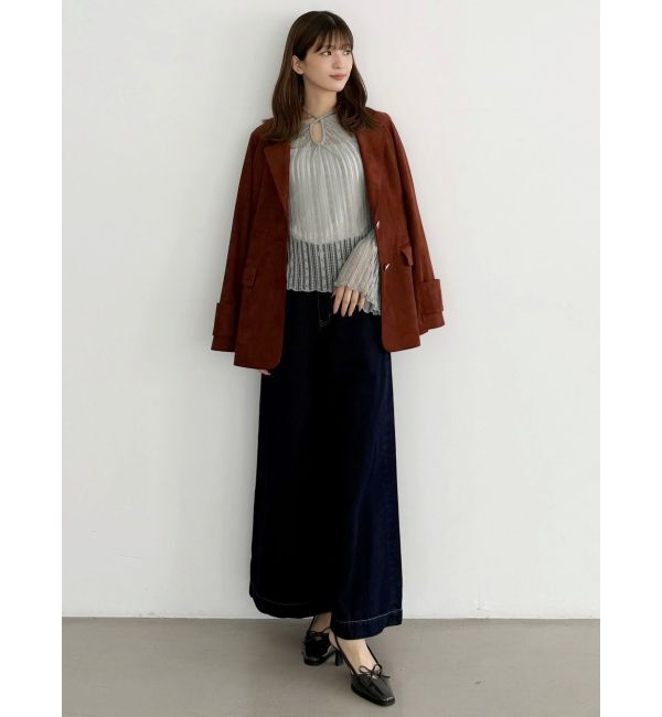 MERCURYDUO「ストレッチレースカットソー」|Tシャツ・カットソー|