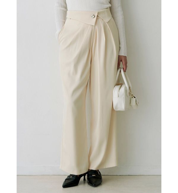 MERCURYDUO「アシメタックワイドパンツ」|その他|イエロー