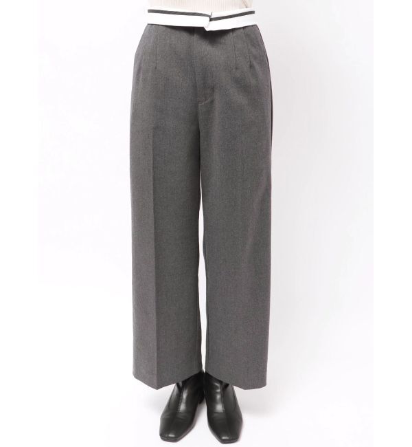 MERCURYDUO「フェイクウール折返しベルトパンツ」|その他|