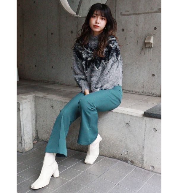 MURUA「ステップスリットフィットフレアパンツ」|その他|