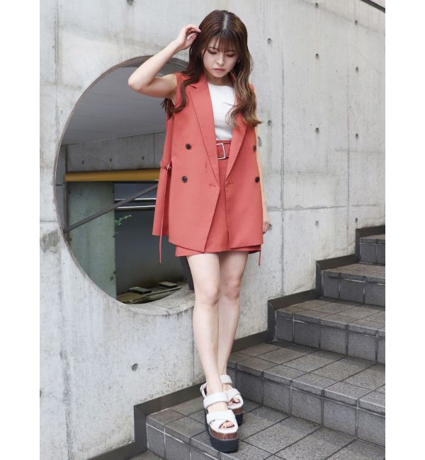 MURUA「ワイドベルトミニスカート」|スカート|