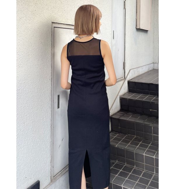 MURUA「シアーブロックカットワンピース」|ワンピース|