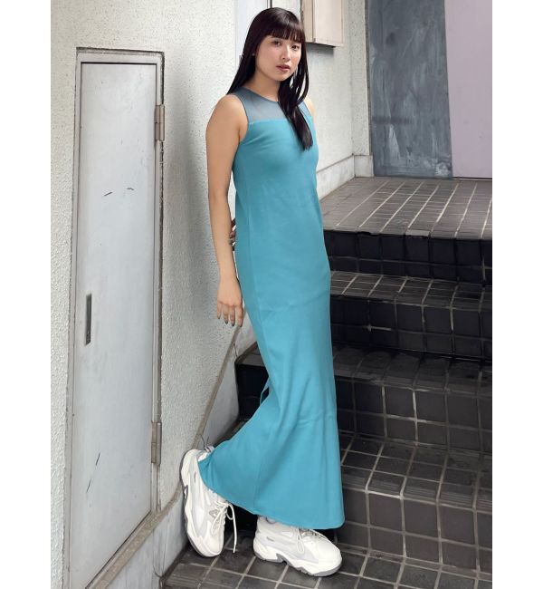 MURUA「シアーブロックカットワンピース」|ワンピース|