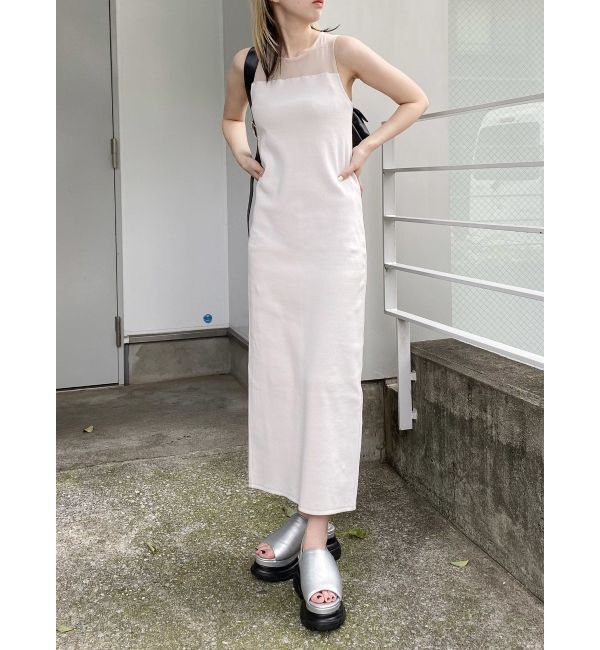 MURUA「シアーブロックカットワンピース」|ワンピース|