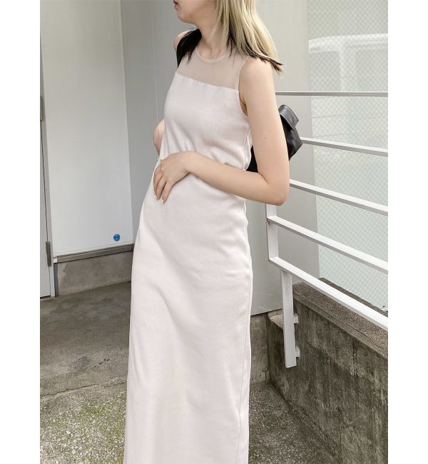 MURUA「シアーブロックカットワンピース」|ワンピース|