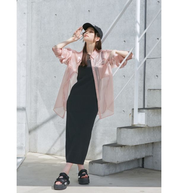 MURUA「シアーブロックカットワンピース」|ワンピース|