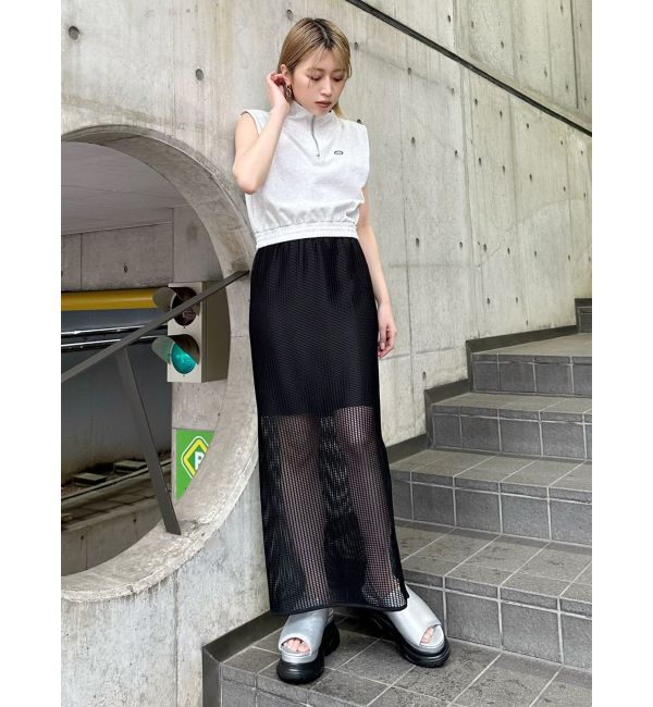 MURUA「クロップトハーフジップスウェット」|Tシャツ・カットソー|