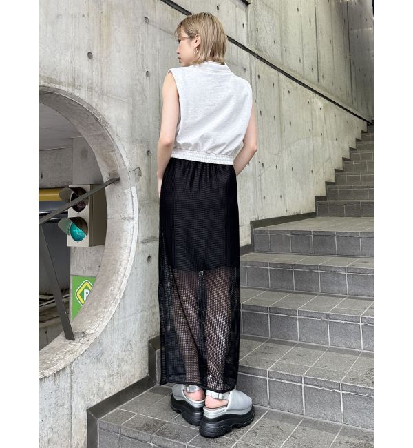 MURUA「クロップトハーフジップスウェット」|Tシャツ・カットソー|