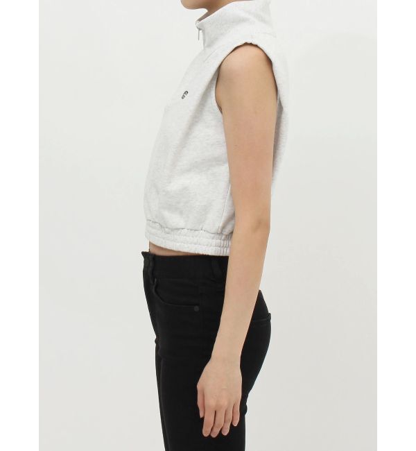 MURUA「クロップトハーフジップスウェット」|Tシャツ・カットソー|