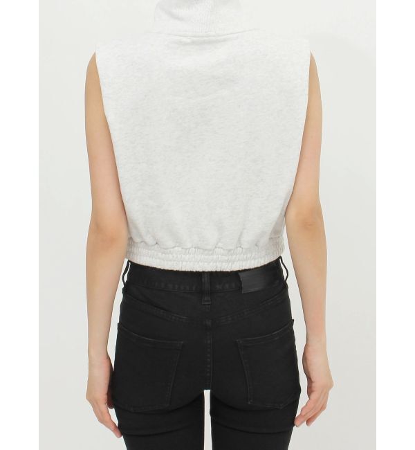 MURUA「クロップトハーフジップスウェット」|Tシャツ・カットソー|