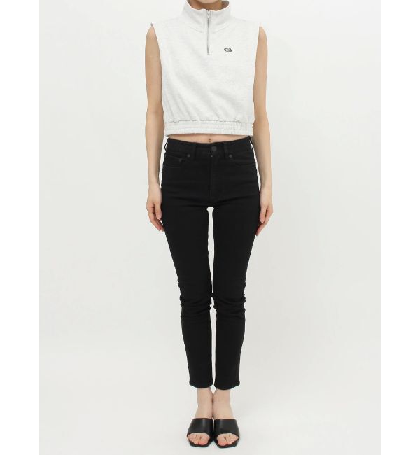 MURUA「クロップトハーフジップスウェット」|Tシャツ・カットソー|