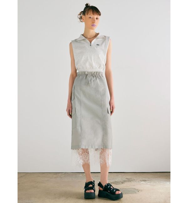 MURUA「クロップトハーフジップスウェット」|Tシャツ・カットソー|