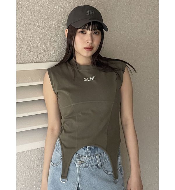 MURUA「ガーターヘムトップス」|Tシャツ・カットソー|