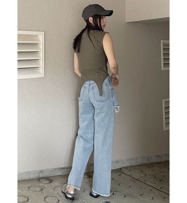 MURUA「ガーターヘムトップス」|Tシャツ・カットソー|