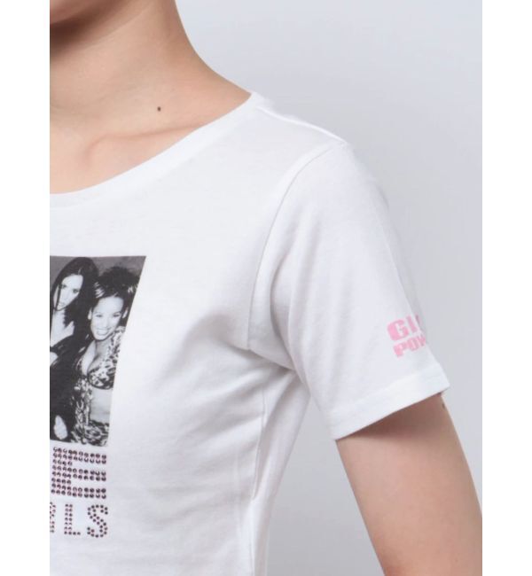 MURUA「【SPICE GIRLS】rhinestone logo Tシャツ」|Tシャツ・カットソー|