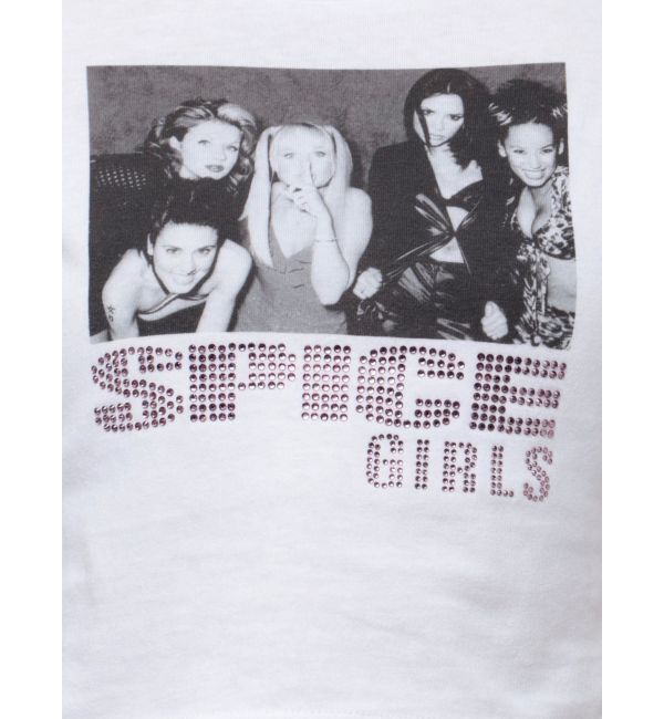 MURUA「【SPICE GIRLS】rhinestone logo Tシャツ」|Tシャツ・カットソー|